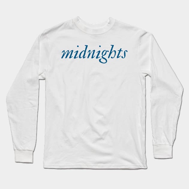 TS midnights album Long Sleeve T-Shirt by little-axii